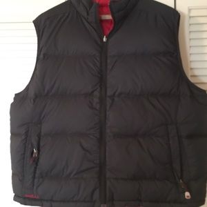 Men’s LL Bean reversible down vest.